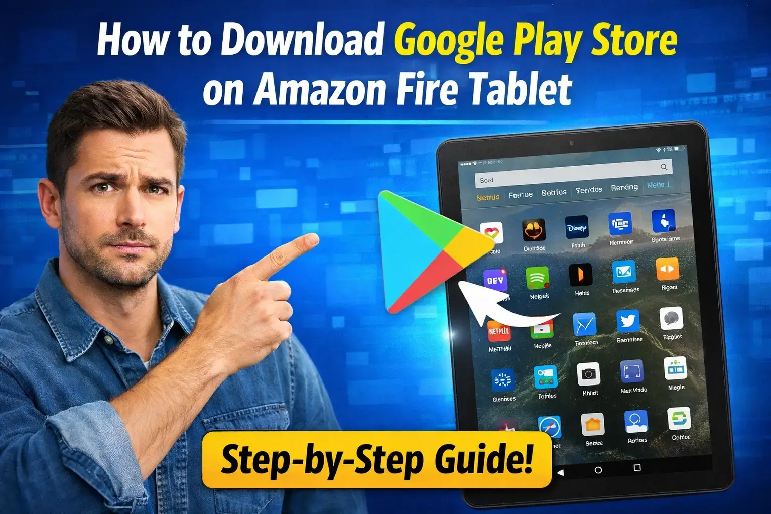 How to download google play store on amazon fire tablet