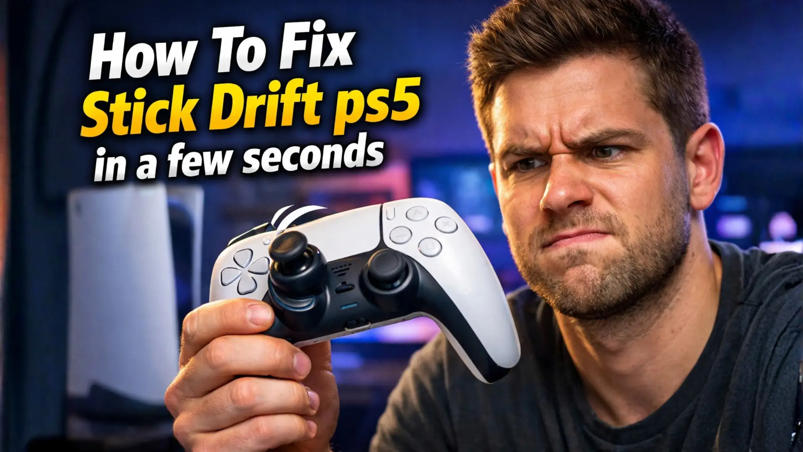 How To Fix Stick Drift ps5