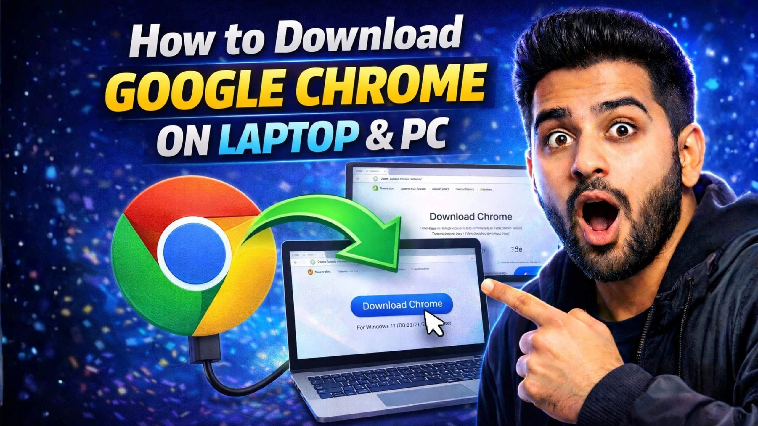 how to download google chrome in laptop or pc
